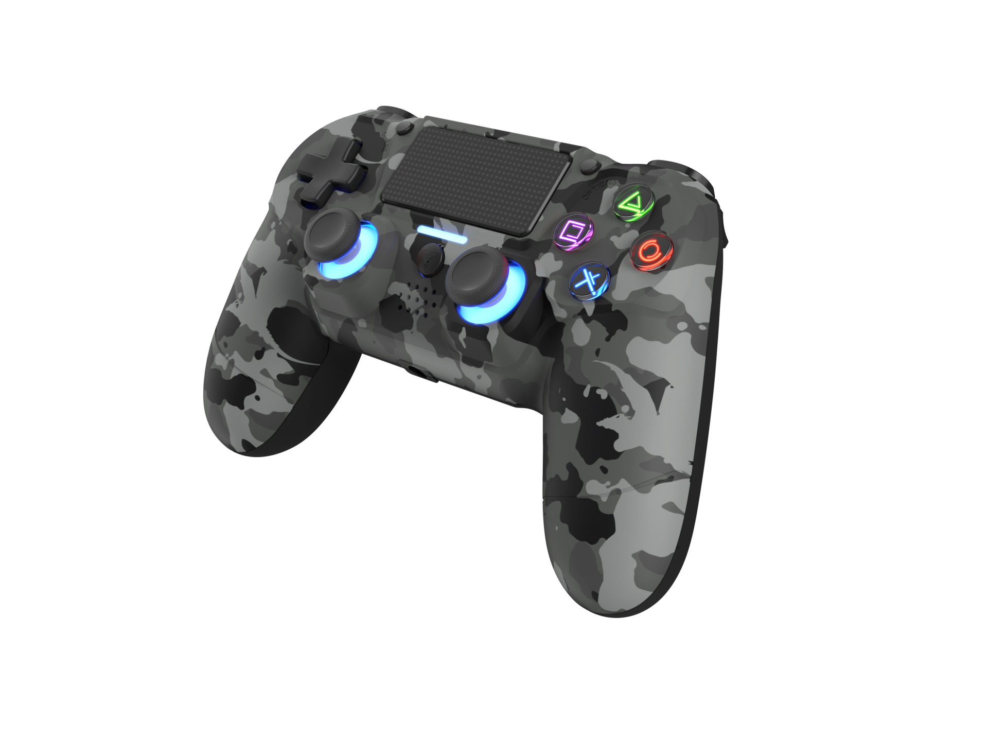 DRAGONSHOCK MIZAR+ BT BREZŽIČNI KONTROLER ZA PS4, PC, MOBILE- SIVE CAMO BARVE