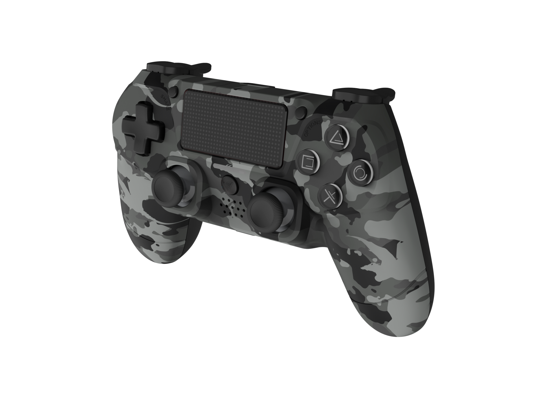 DRAGONSHOCK MIZAR+ BT BREZŽIČNI KONTROLER ZA PS4, PC, MOBILE- SIVE CAMO BARVE