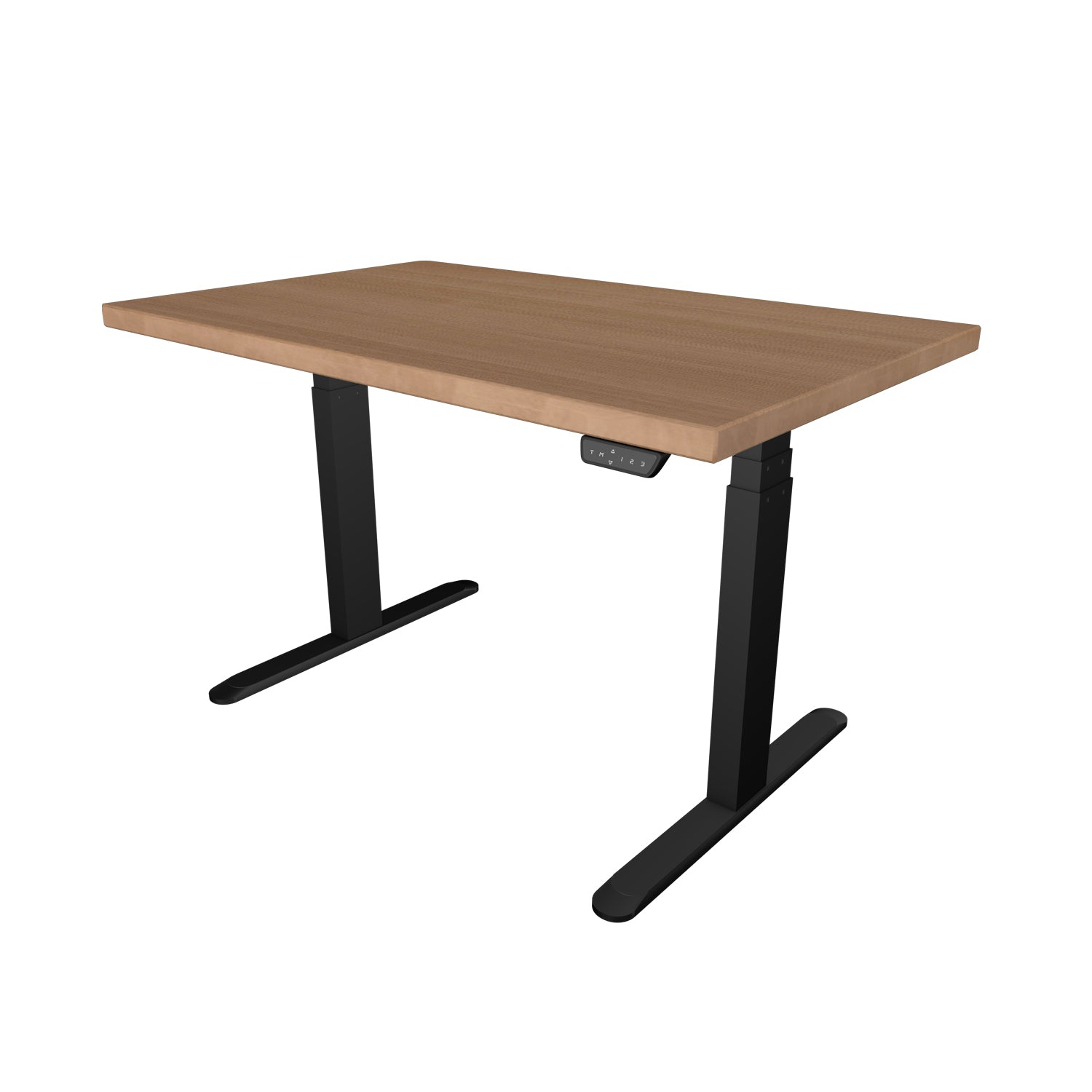 UVI Desk električno nastavjliva miza - naravni hrast 139 cm x 68 cm